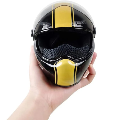 mini casque moto chat