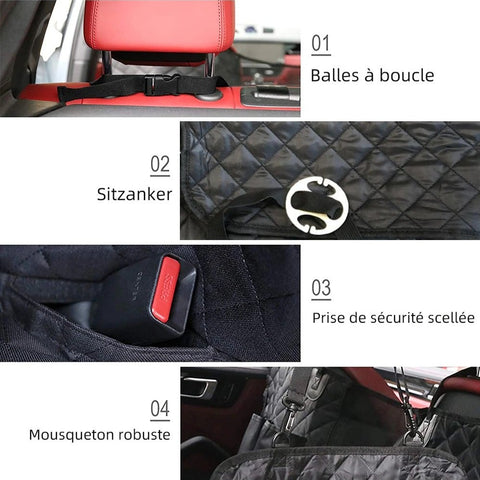 Housse de Protection Voiture pour Chien et Chat