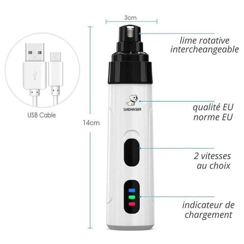 lime griffe chien usb