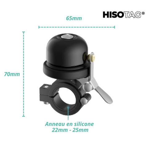 dimensions sonnette airtag pour vélo