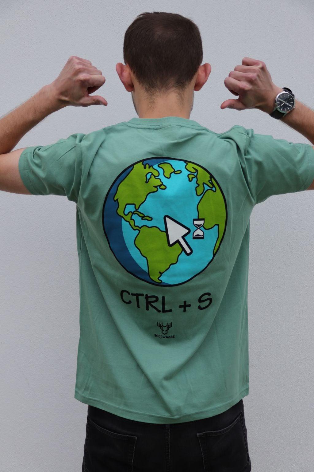 CTRL + The Planet T-shirt | Neutral Organic | aWARE