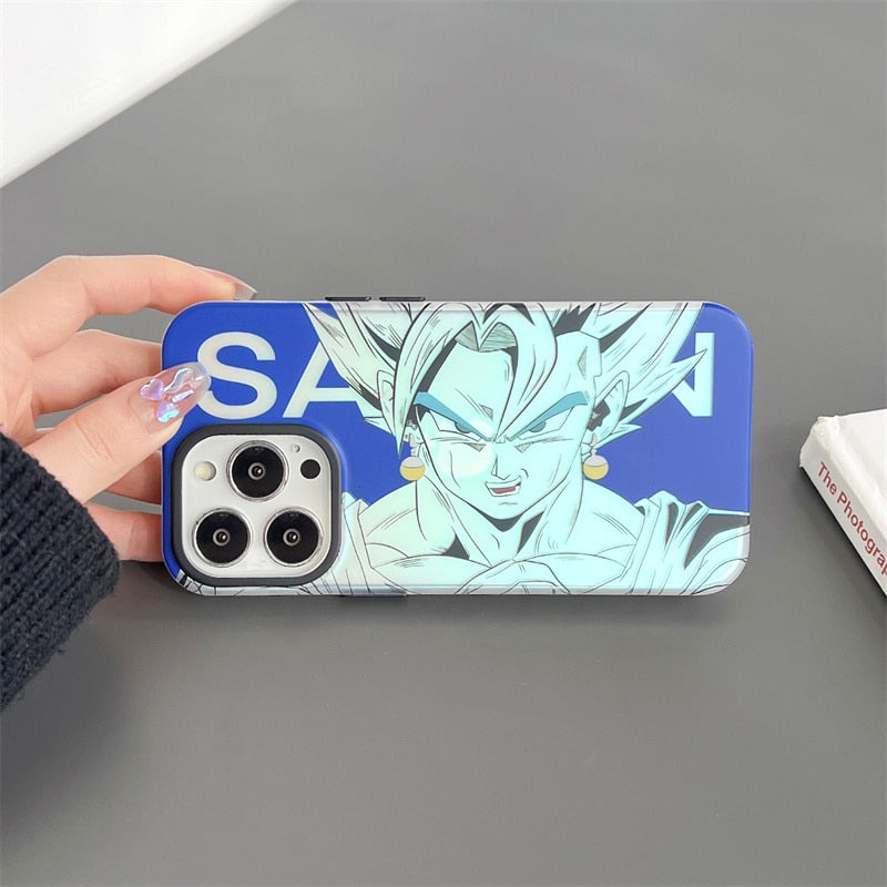 majin vegeta ssj2 iPhone Case by GaleriaDeArte