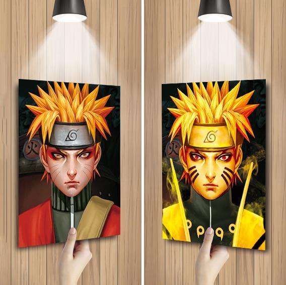 Quadro 3D Lenticular: Naruto Uzumaki & Hinata Hyuga: Naruto