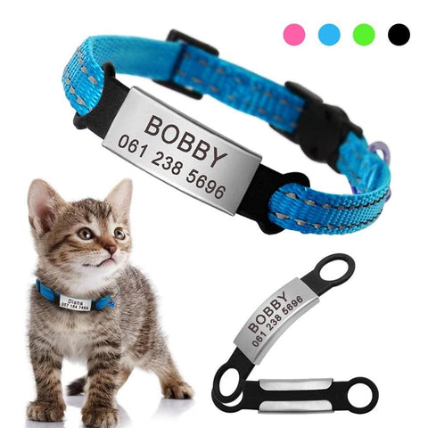 Little One Solid Breakaway Personalised Cat Collar