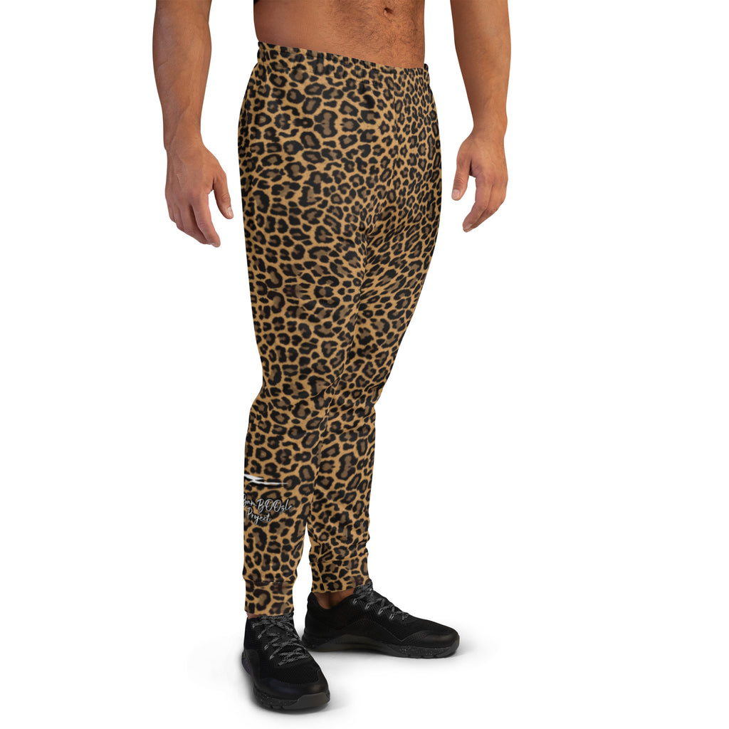 Men's Leopard Print Extra Long Drawstring Joggers Pants SMLL~5XL -  JG3021-B9C | eBay