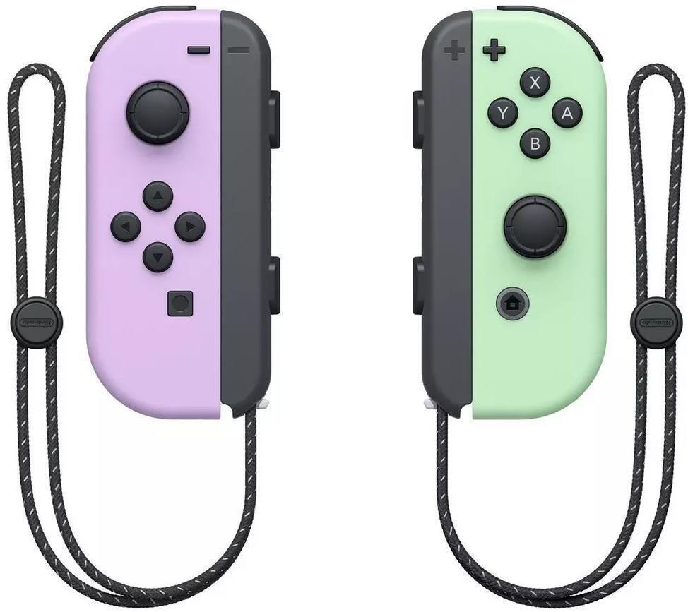 Nintendo Switch Pastel Purple(L) and Pastel Green Joy-Con (R) Controller Set