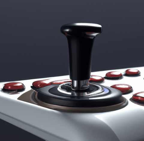 illustration of arcade style gaming controller