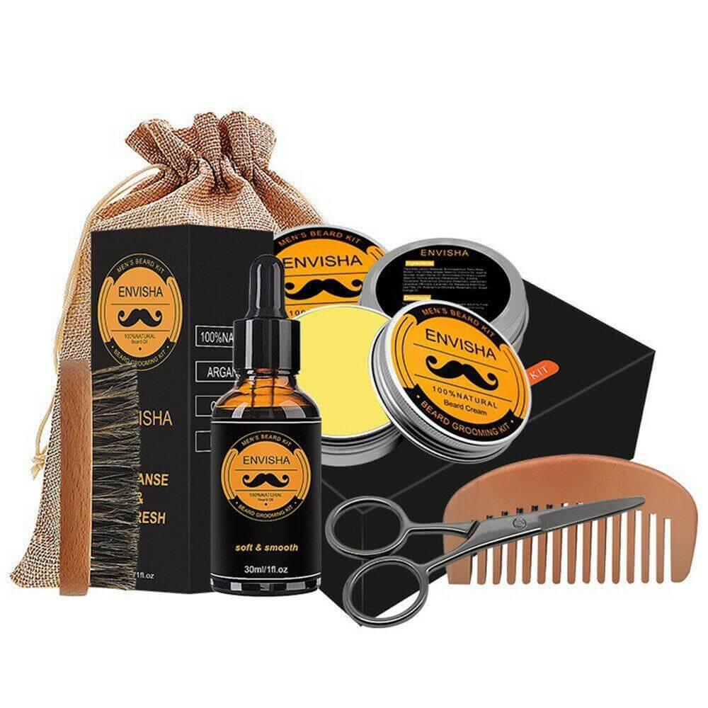 The Beard Club Advanced Growth Kit Healthy Full Hair Men Grooms Oil Serum Boosts