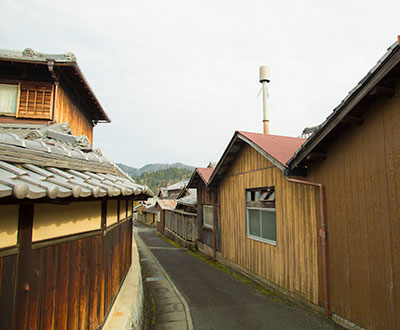 なつかしい町並み