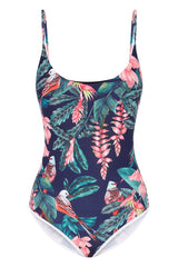 haleakala scoop swimsuit | tropical print