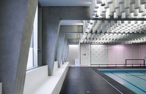 Atlas Sports Centre swimming pool, Paris, France