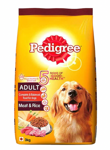 Image of the Pedigree dog food pack