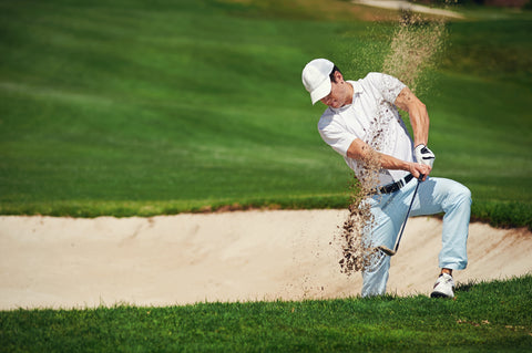 golfer pitching