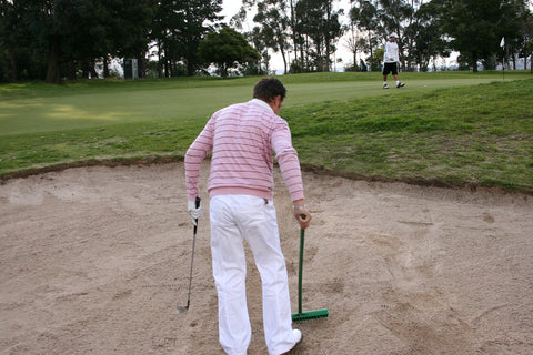 rake the bunker