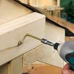 Timber Frame Construction & Landscaping Screws - Hex - Exterior - Green Organic 6.7 x 150