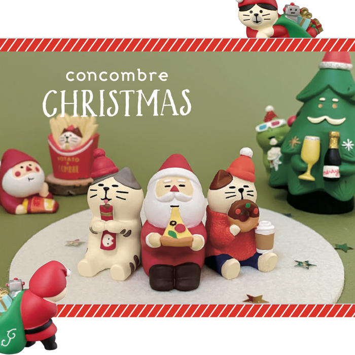 百貨店 デコレ コンコンブル ねこねこクリスマス ちゅるちゅるおやつ猫 DECOLE CONCOMBRE(