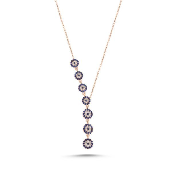 Evil Eye & Initial Necklace Stack Duo – Zevar King