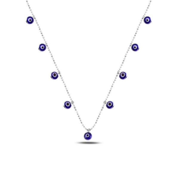 Evil Eye & Initial Necklace Stack Duo – Zevar King