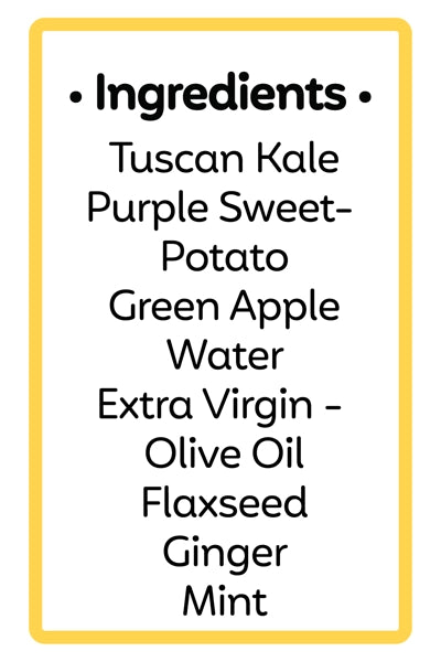 Ingredient List for Taleii's Kale Sweet Potato Apple