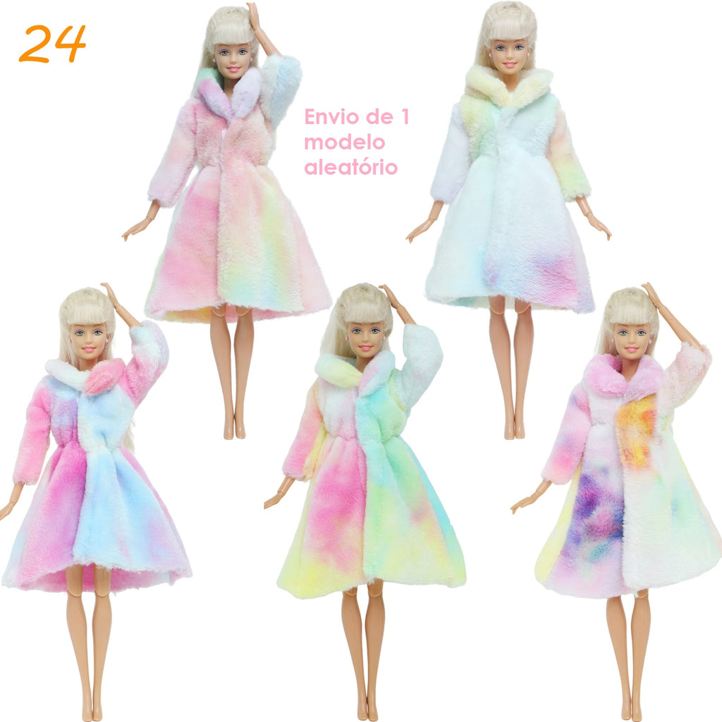 Roupinhas de Inverno da Boneca Barbie – O Mundo da Nuvem