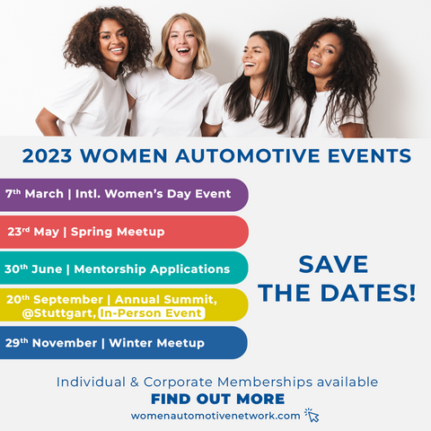 women automotive network events lineup