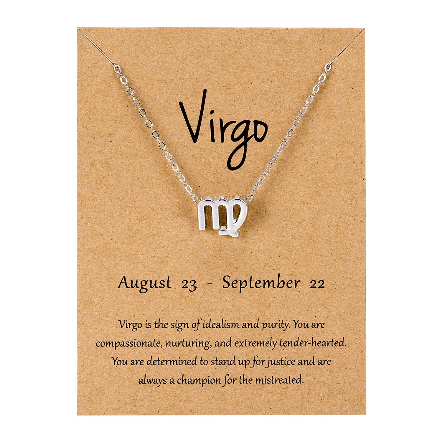 Zodiac Sign Pendant Necklace