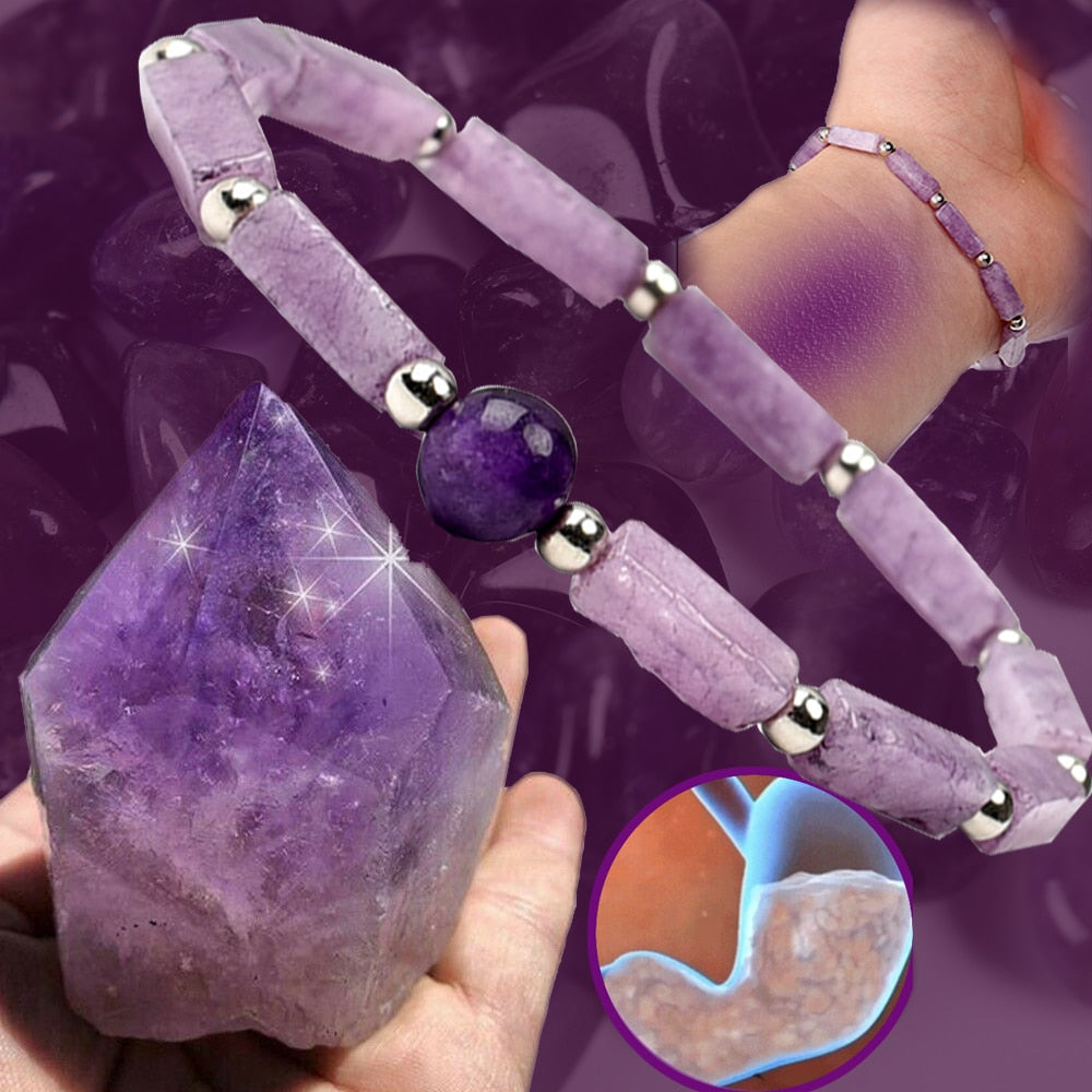 Amethyst Stone Energy Bracelets