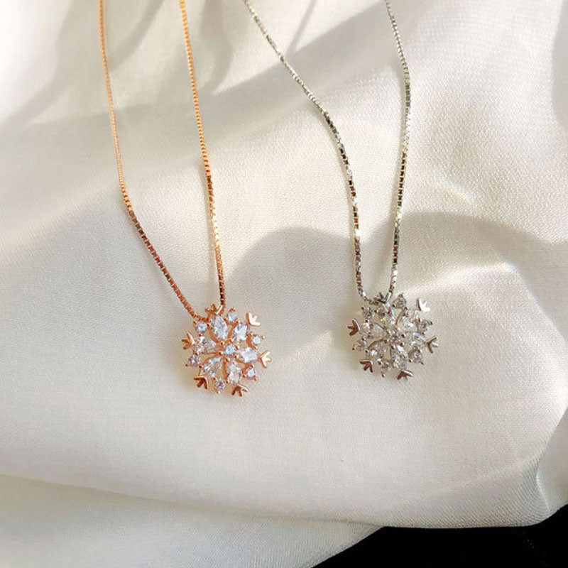 Snowflake Necklace Set