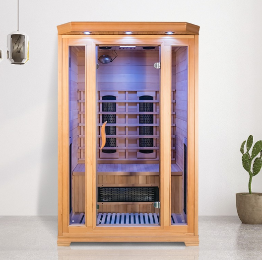 Smartmak Wooden Dry sauna Cabin Customized Far Infrared Sauna Room