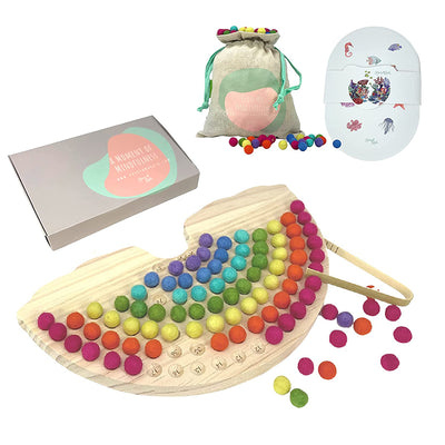  Sense&Play Colorful Floam Wood Board Art Kit for Kids