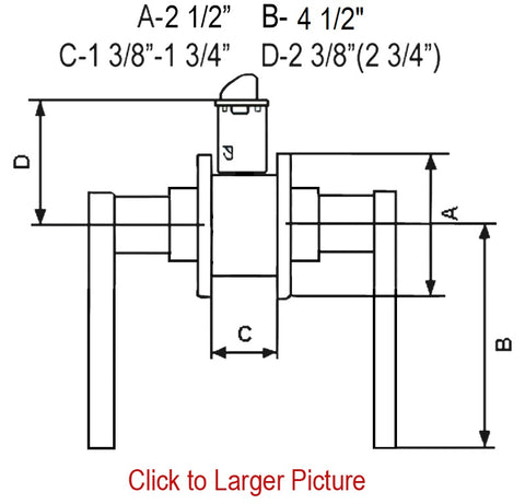 80881-Door Handle Dimensions