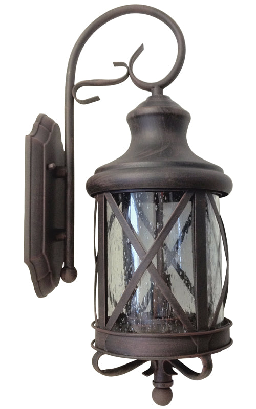 Exterior Lantern Lighting Fixture Wall Sconce Rusted