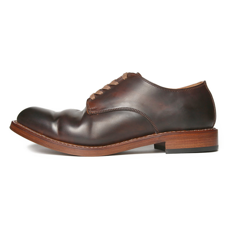 2100 CORDOVAN PLAIN TOE SHOES BROWN コードバンプレーントゥシューズ