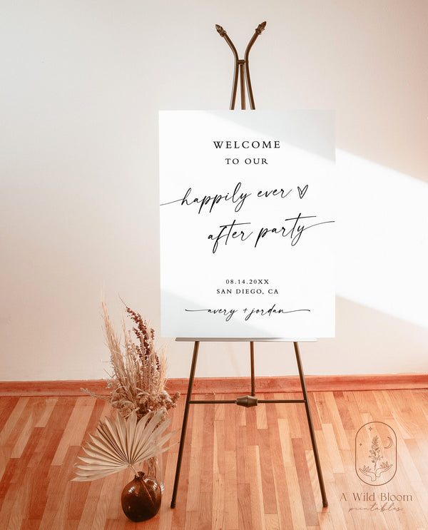 Easel Wedding Signs