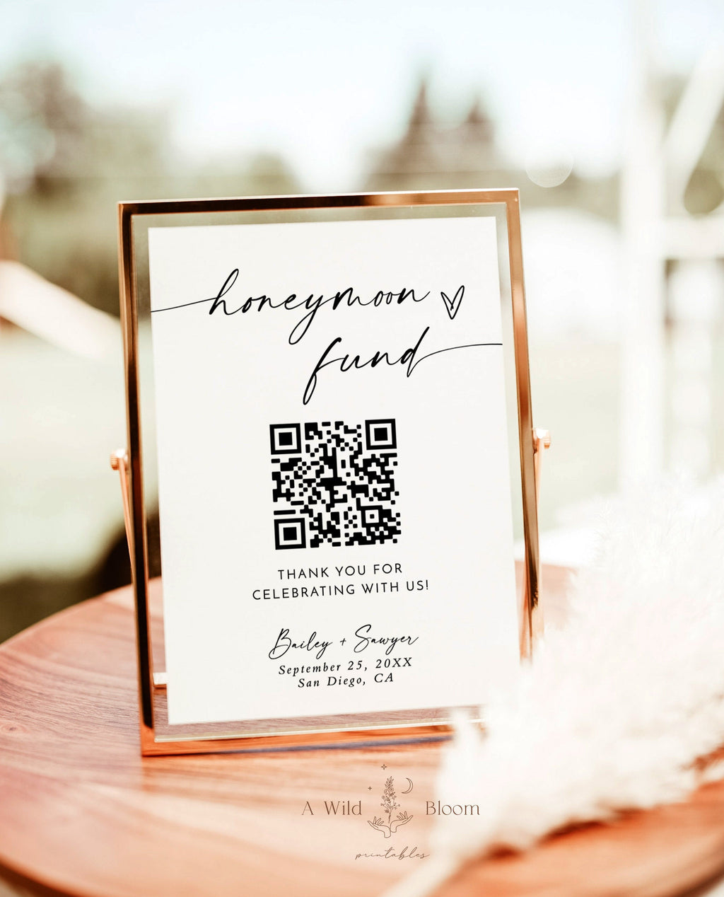 how to make a qr code for honeymoon fund 2