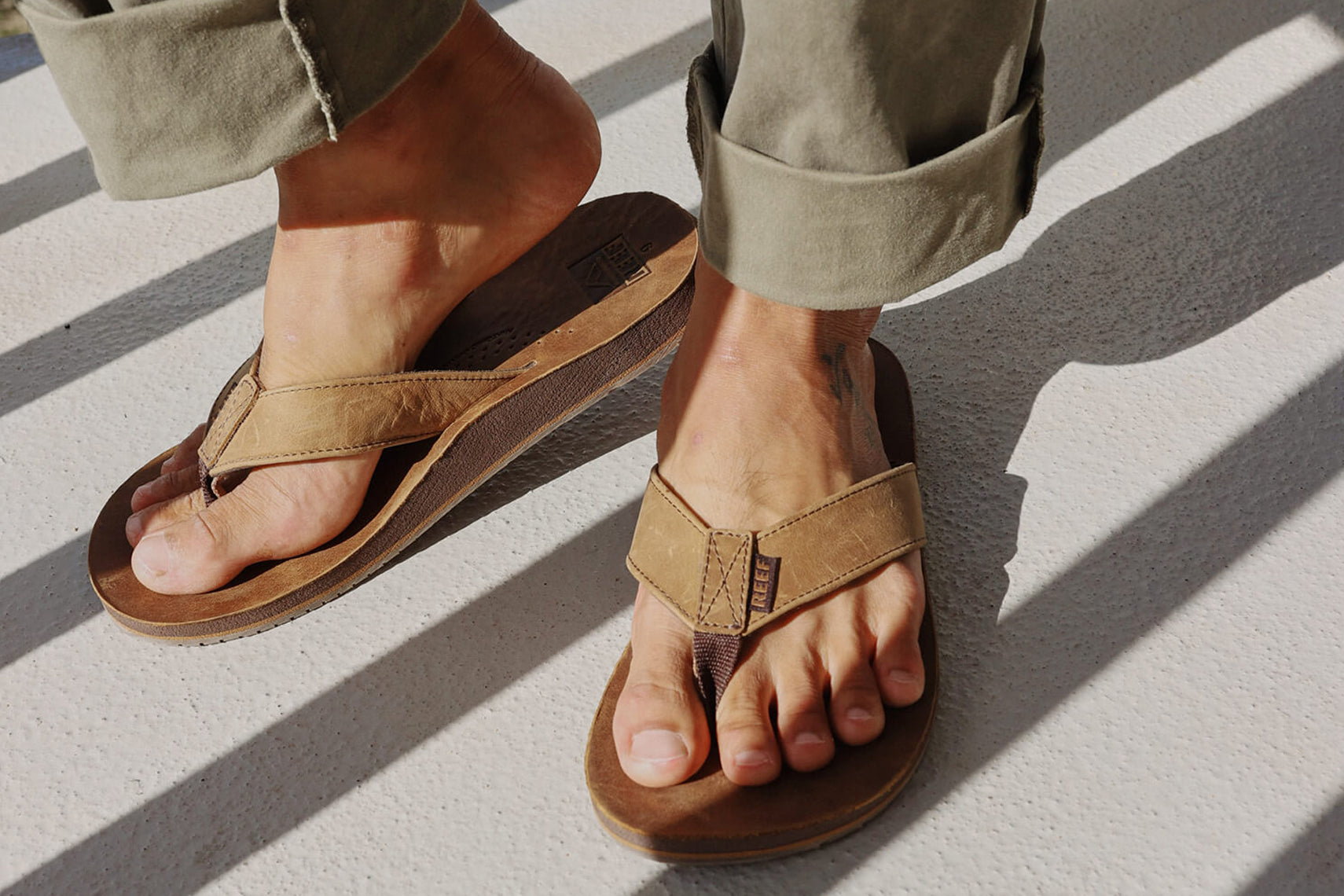 Kantine Ontoegankelijk Omkleden Men's Reef Drift Classic Sandals (Dark Brown) | REEF®
