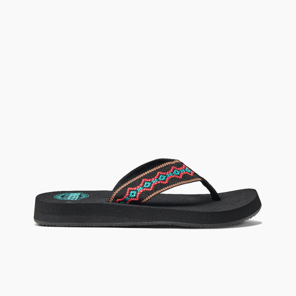 coral flip flops womens