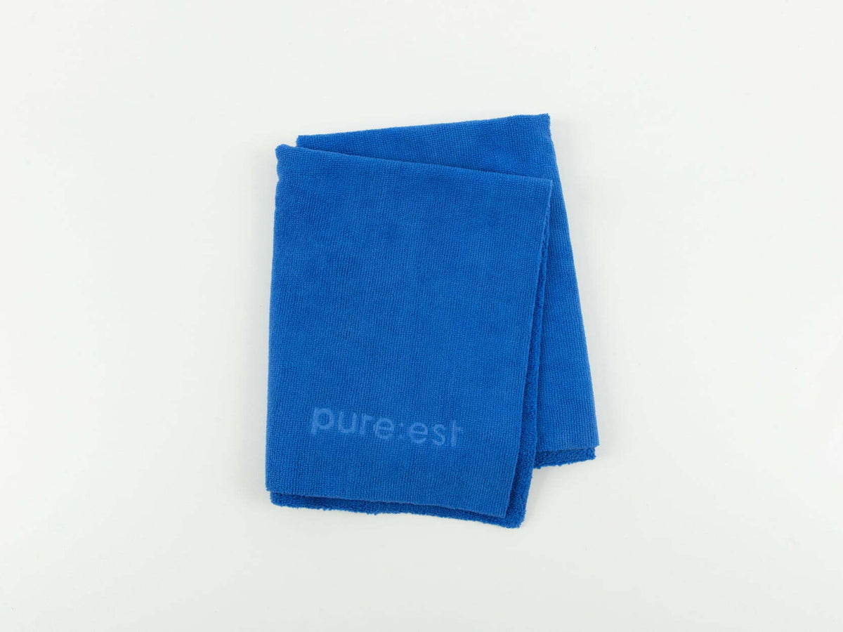 Pureest waffle weave towel - Light Blue