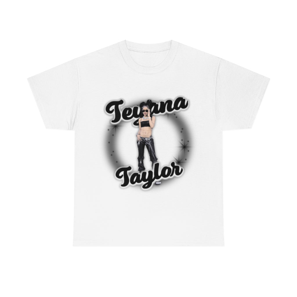 Teyana Taylor R&B Singer Airbrush Graphic 2000s Unisex Heavy Cotton Tee