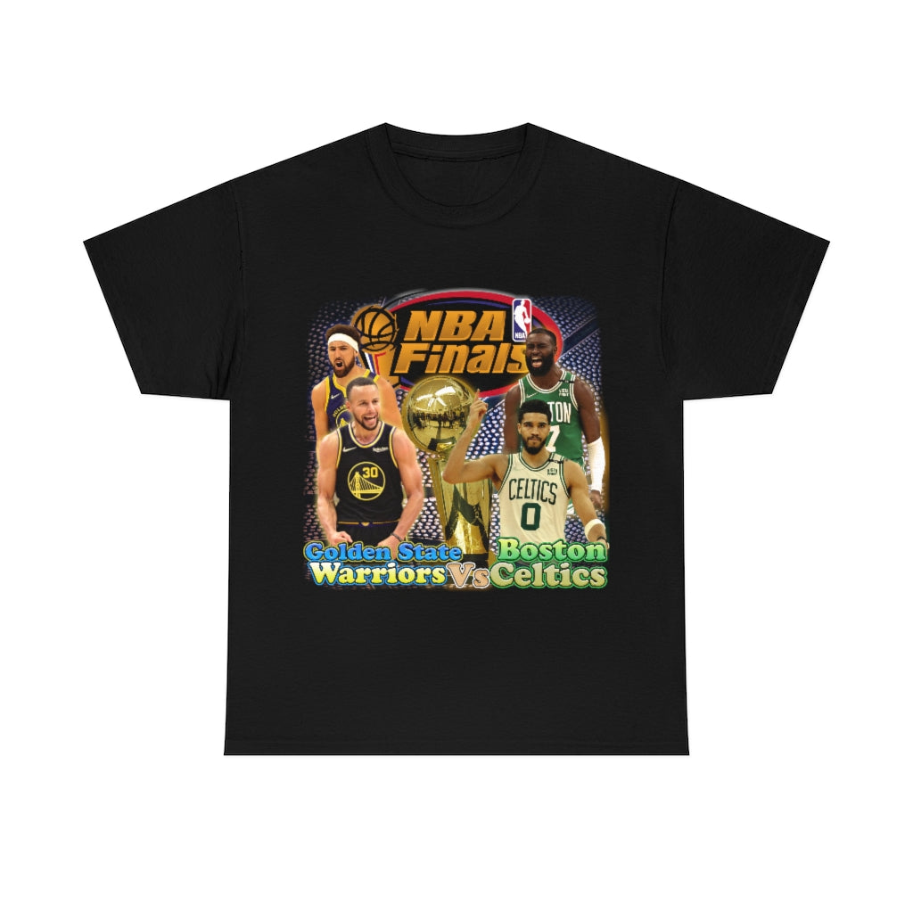 2022 NBA Finals Golden State Warriors Vs Boston Celtics Unisex Heavy Cotton Tee