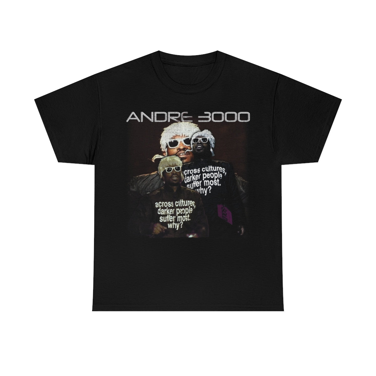 Andre 3000 Darker People Hiphop Legend Unisex Heavy Cotton Tee