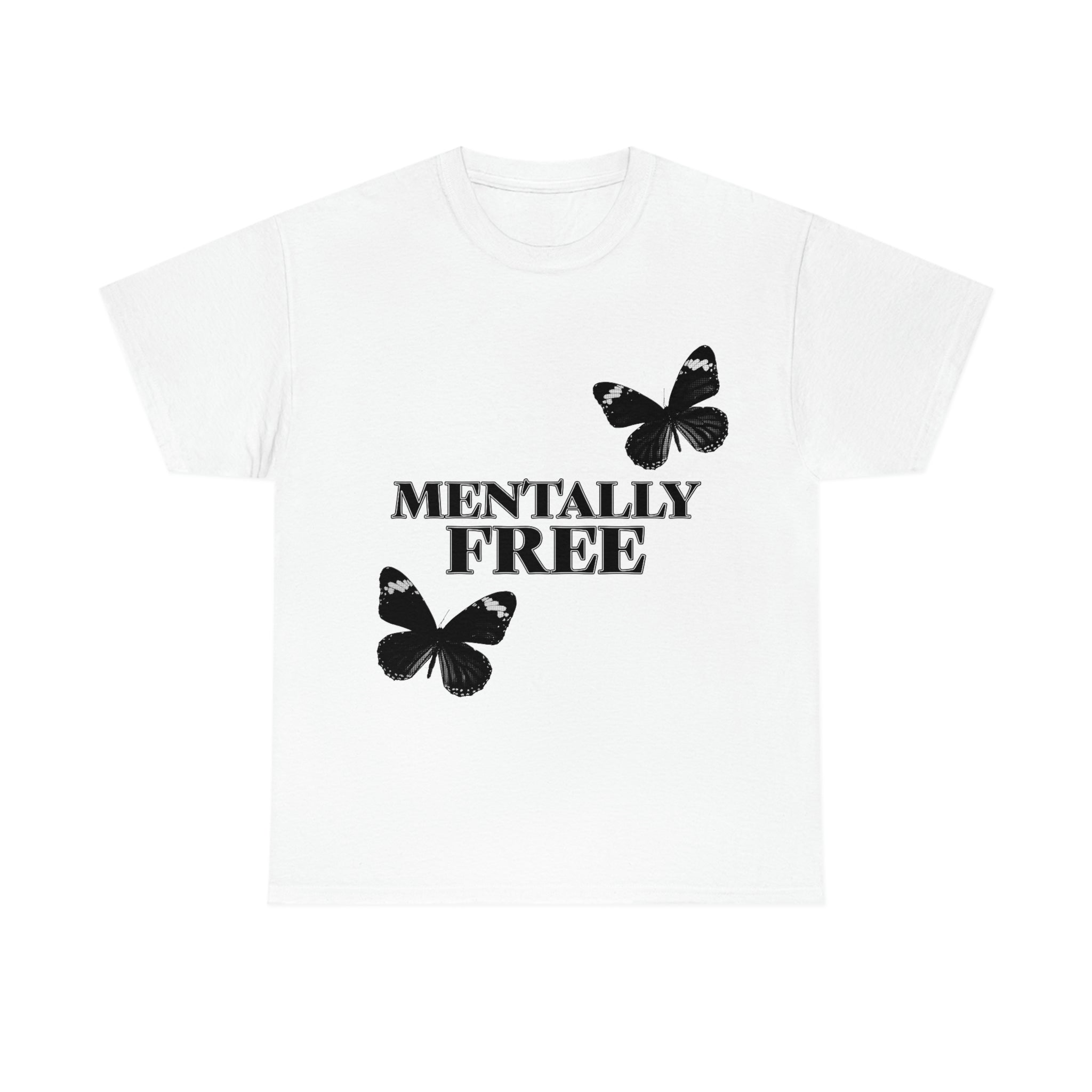 Mentally Free Mental Health Unisex Heavy Cotton Tee