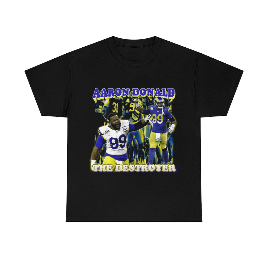 Aaron Donald Pro Football Legend Unisex Heavy Cotton Tee