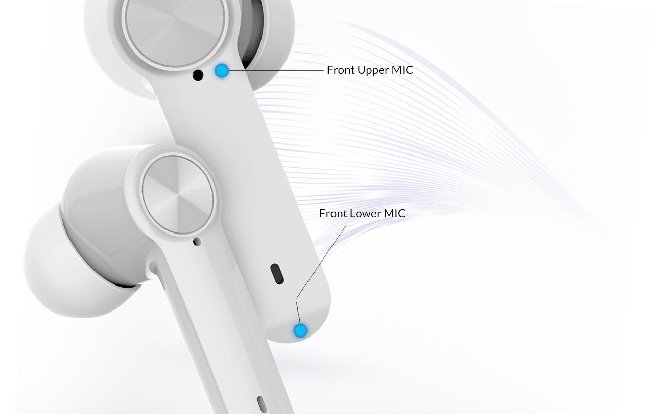 4-MIC CALLING SYSTEM TWS Earbuds- HiFuture