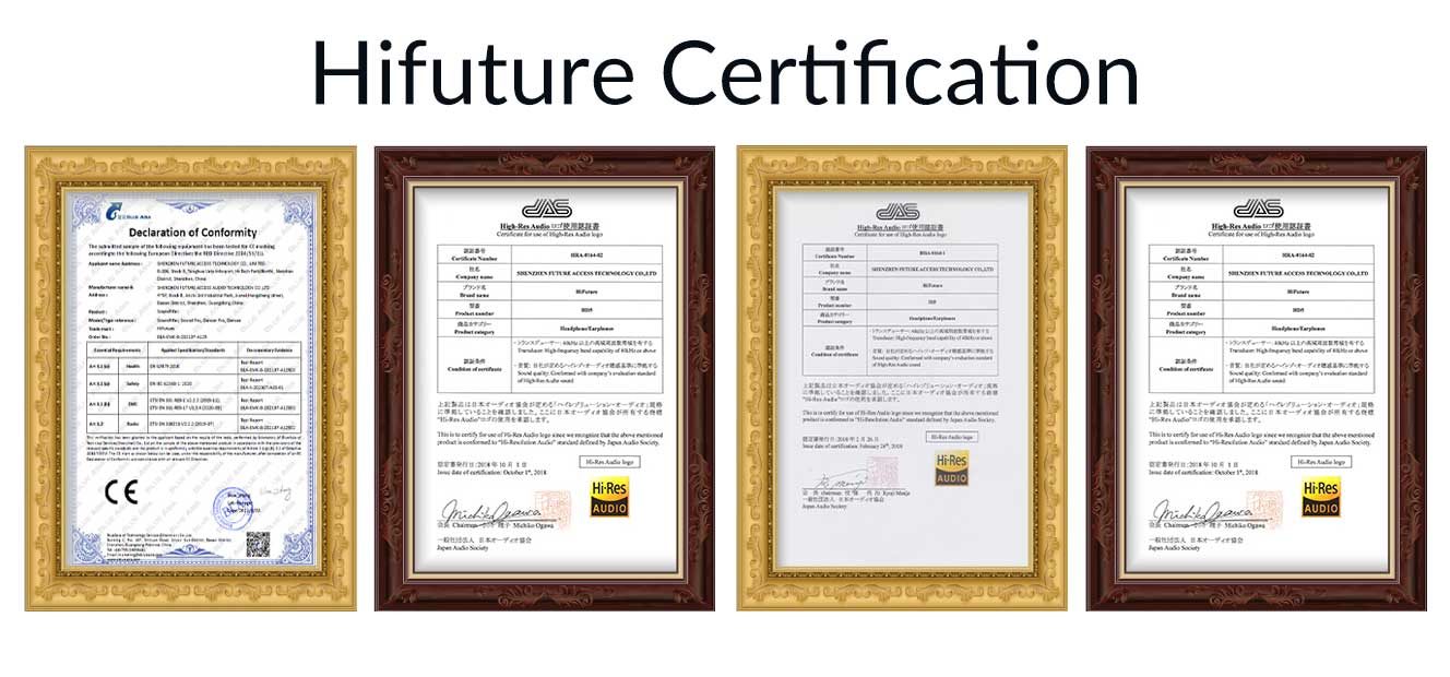 HiFuture Certifications