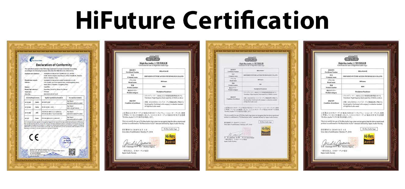 HiFuture Certifications