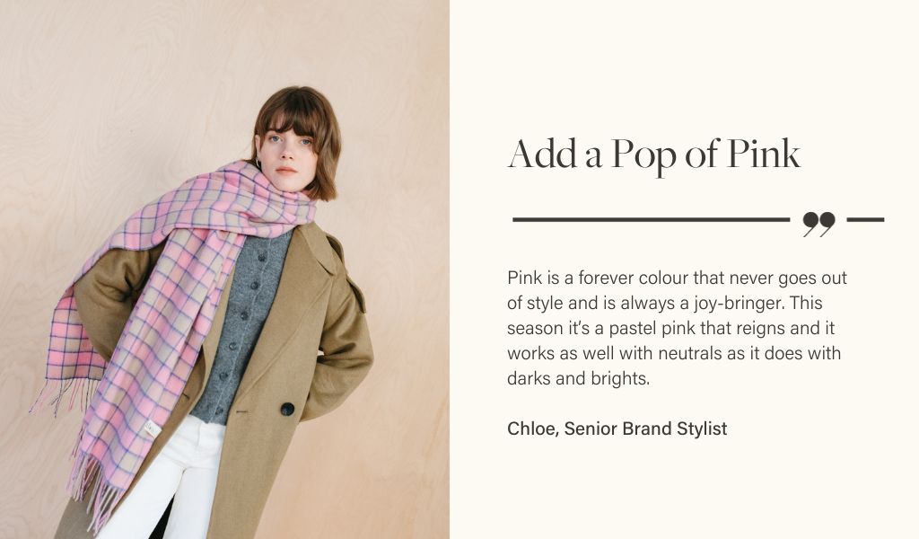 SHop Pink Scarf for New Season at TBCo