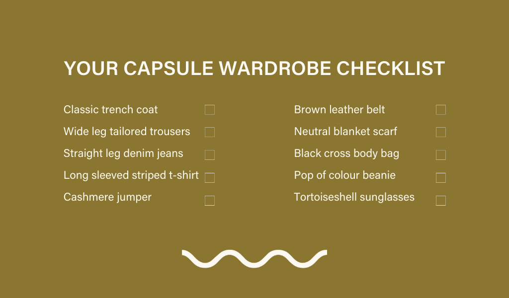 capsule wardrobe checklist