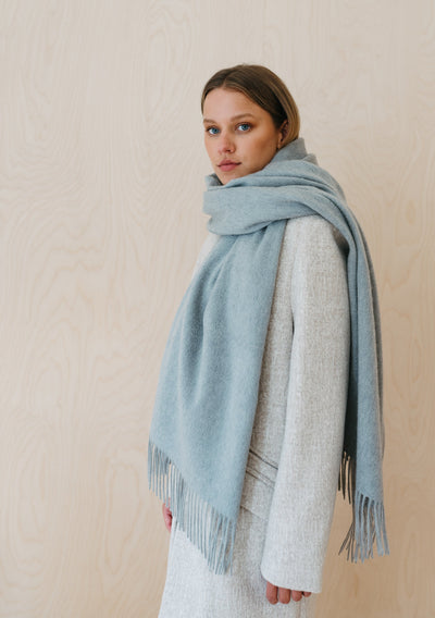 The Birch Store Wool and Silk Bondone Scarf