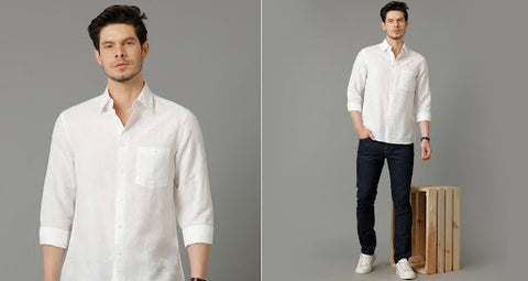 white shirt for men -2 - Aldeno